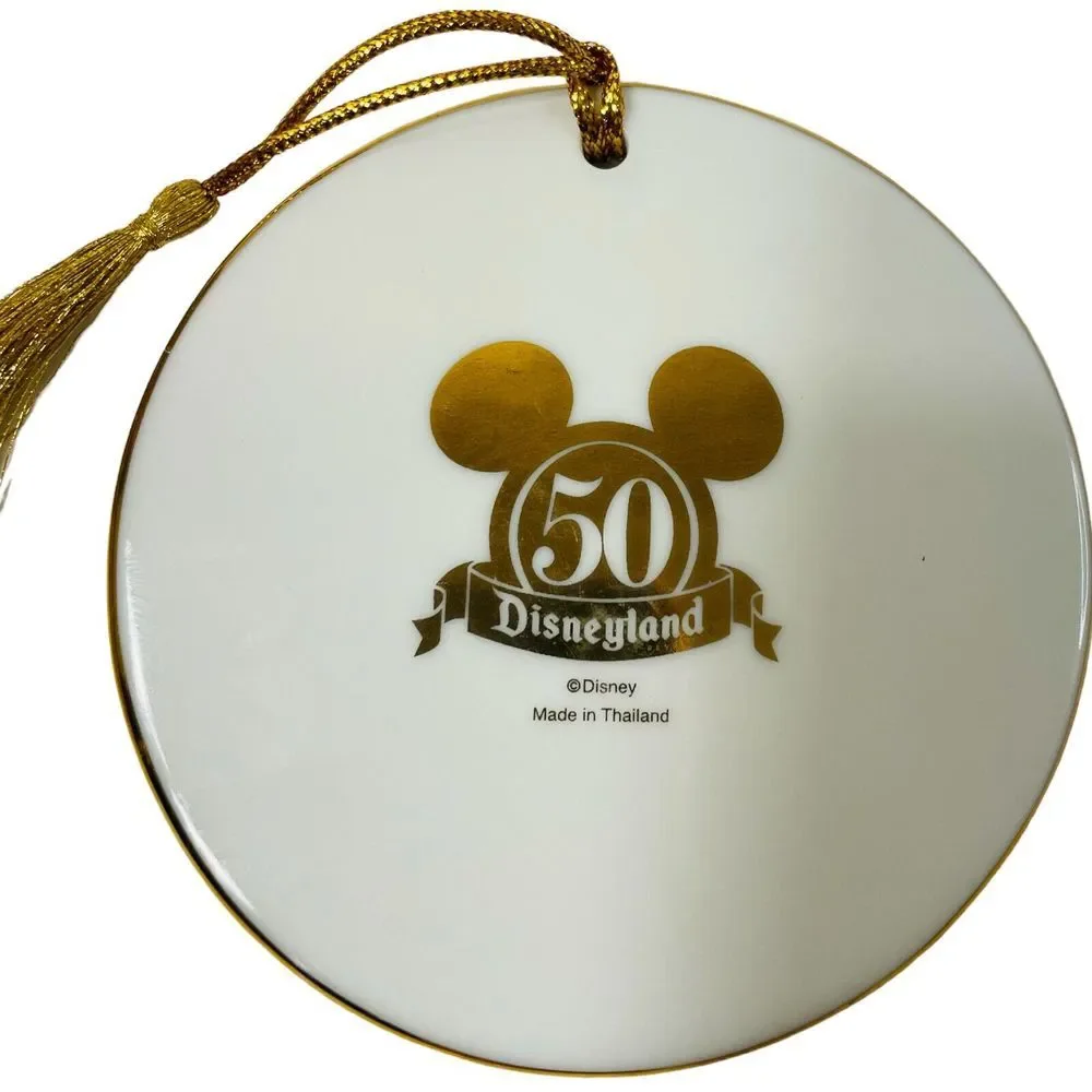 Disney Disneyland‎ 50th Anniversary Celebration Christmas Ornament